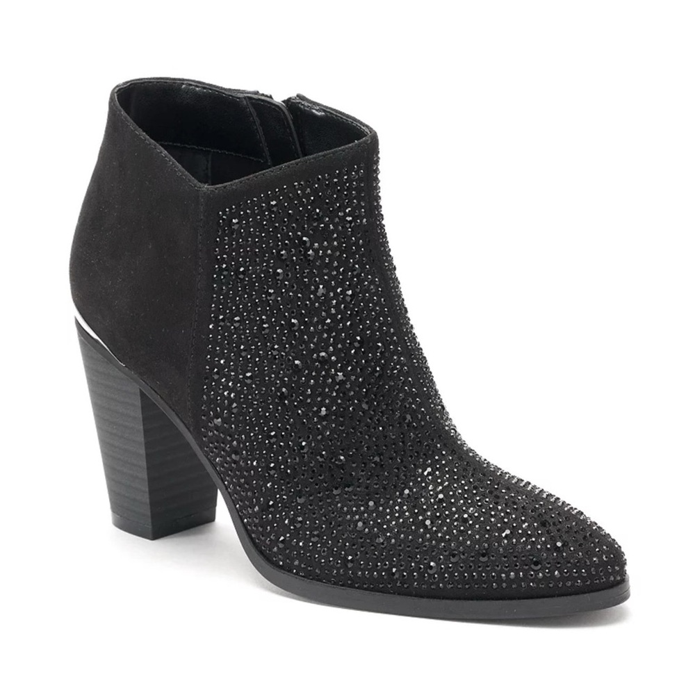 Black Sparkly Going Out Booties 🖤✨